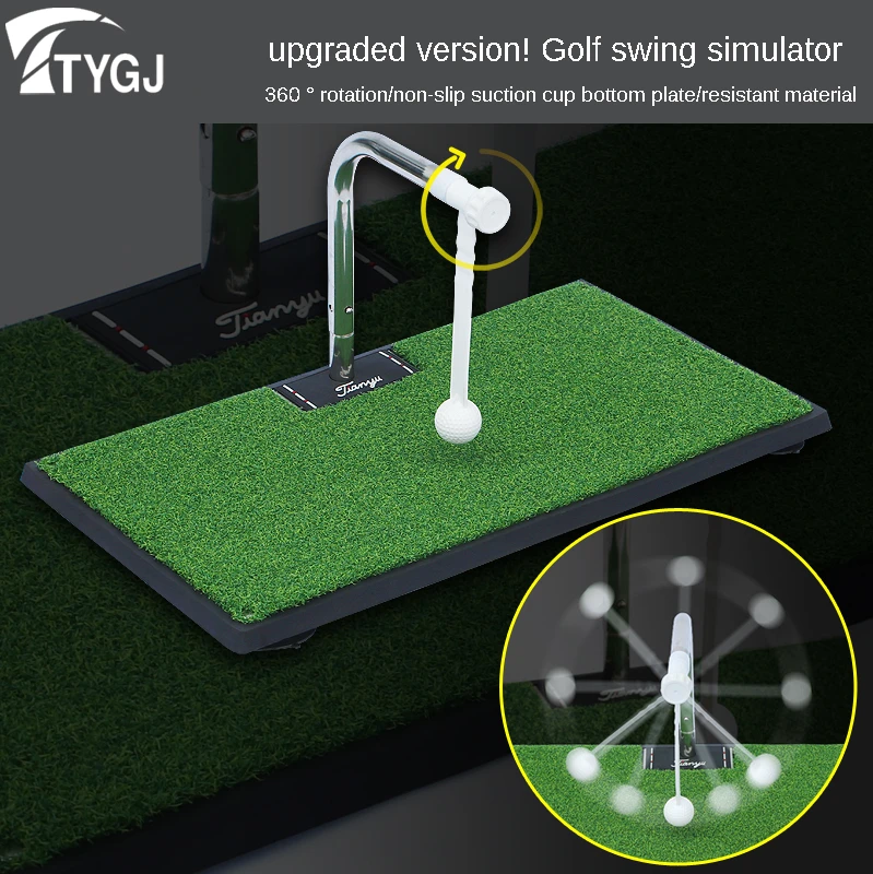 TTYGJ Upgraded Version 360° Rotating Stick Golf Men Women Swing Practice Trainer Indoor Simulation Grass Suction Cup Anti-skid
TTYGJ Upgraded Version 360° Rotating Stick Golf Men Women Swing Practice Trainer Indoor Simulation Grass Suction Cup Anti-skid