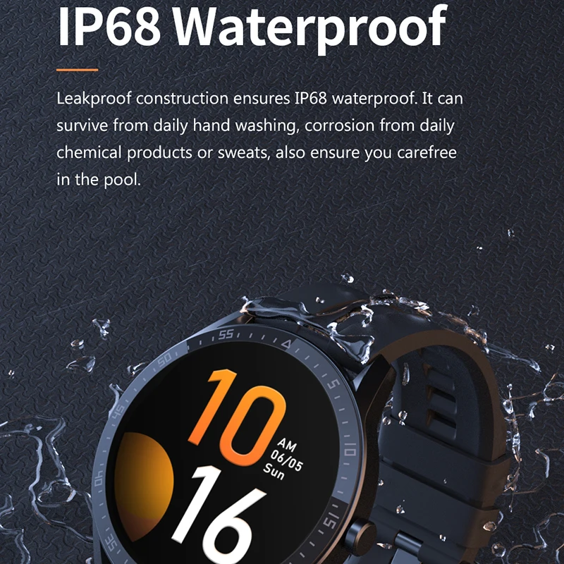 Full Touch Screen Smart Bracelet Heart Rate Sleep Monitoring Weather Waterproof Sports Men Women Smart Watch for IOS Android
Full Touch Screen Smart Bracelet Heart Rate Sleep Monitoring Weather Waterproof Sports Men Women Smart Watch for IOS Android