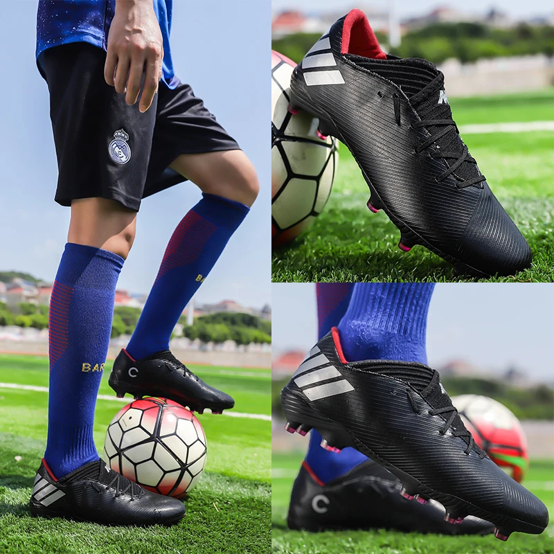H2-9016 FG Long Spikes Soccer Shoes Outdoor Training Football Boots Sneakers Ultralight Non-Slip Sport Turf Soccer Cleats Unisex
H2-9016 FG Long Spikes Soccer Shoes Outdoor Training Football Boots Sneakers Ultralight Non-Slip Sport Turf Soccer Cleats Unisex