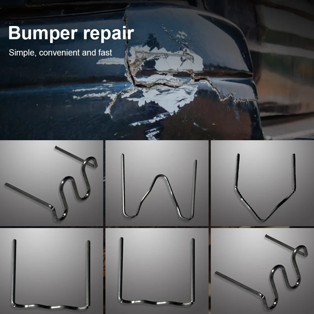 600Pcs Hot Stapler Car Bumper Crack Repair Stainless Steel Pre Cut Wave Staples Plastic Welding Tool 6 Shapes Machine Tools
600Pcs Hot Stapler Car Bumper Crack Repair Stainless Steel Pre Cut Wave Staples Plastic Welding Tool 6 Shapes Machine Tools