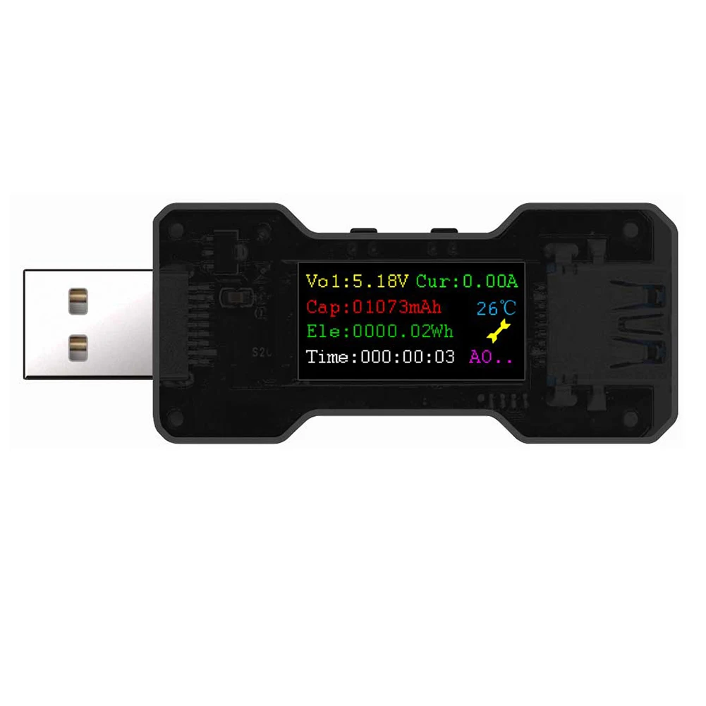 Многофункциональный USB Тестер Цифровой вольтметр постоянного тока измеритель