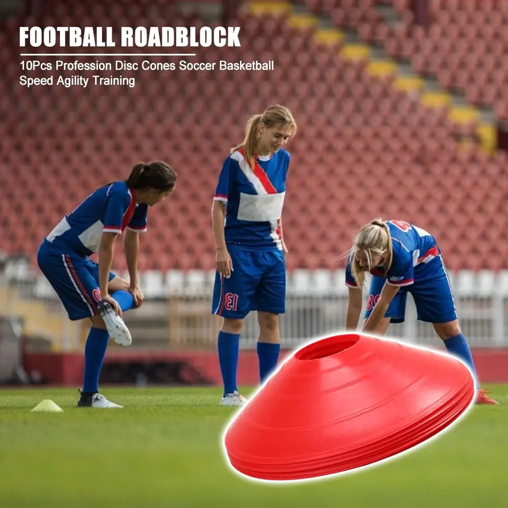 10PCS Outdoor Sport Football Soccer Rugby Speed Training Disc Cone Cross Track Space Marker Inline Skating Cross Speed Training
10PCS Outdoor Sport Football Soccer Rugby Speed Training Disc Cone Cross Track Space Marker Inline Skating Cross Speed Training