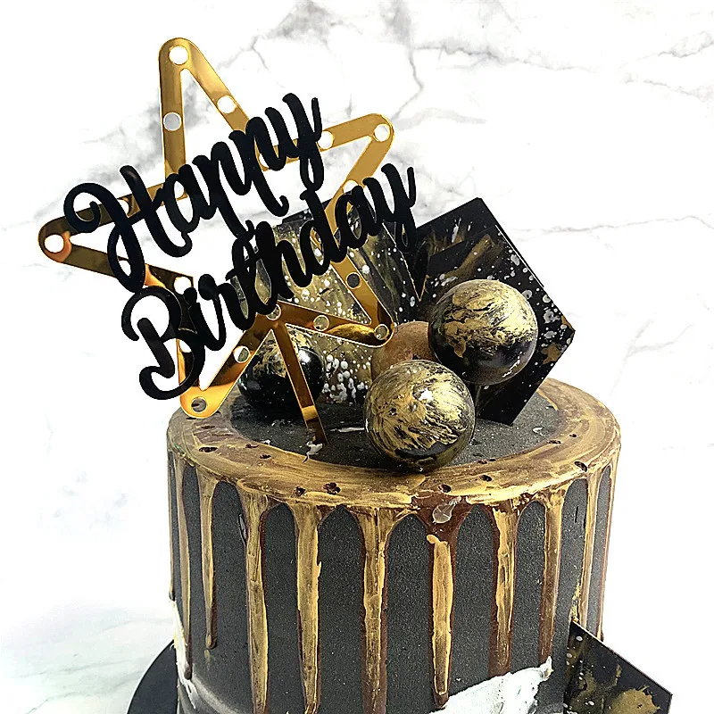 Double Hole Five-pointed Star Birthday Party Cake Supplies Acrylic Cake Topper Birthday Party Decorations Children's Baby Shower
Double Hole Five-pointed Star Birthday Party Cake Supplies Acrylic Cake Topper Birthday Party Decorations Children's Baby Shower