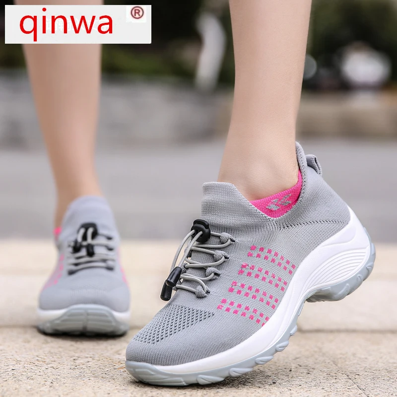 2020 Autumn Women Flat Platform Sneakers for Women Breathable Mesh Sneakers Shoes Spring Ladies Laces for Sock Sneakers
2020 Autumn Women Flat Platform Sneakers for Women Breathable Mesh Sneakers Shoes Spring Ladies Laces for Sock Sneakers