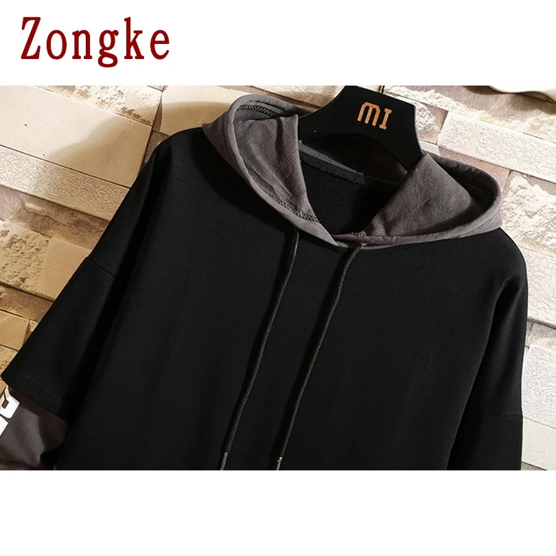 Zongke Patchwork Pullover Hoodie Men Streetwear Sweatshirt Men Clothing Harajuku Tracksuit Mens Hoodies Clothes 3XL 2021 Spring 
Zongke Patchwork Pullover Hoodie Men Streetwear Sweatshirt Men Clothing Harajuku Tracksuit Mens Hoodies Clothes 3XL 2021 Spring