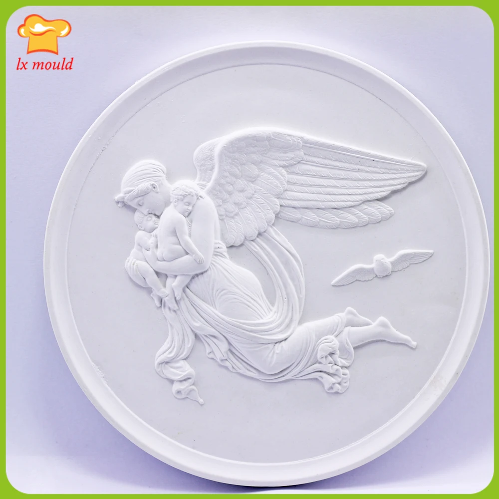 LXYY New Loving Angel Holds Sleeping Baby In His Arms POLYMER CLAY RESIN PLASTER MOULD Handicraft DIY Mold
LXYY New Loving Angel Holds Sleeping Baby In His Arms POLYMER CLAY RESIN PLASTER MOULD Handicraft DIY Mold