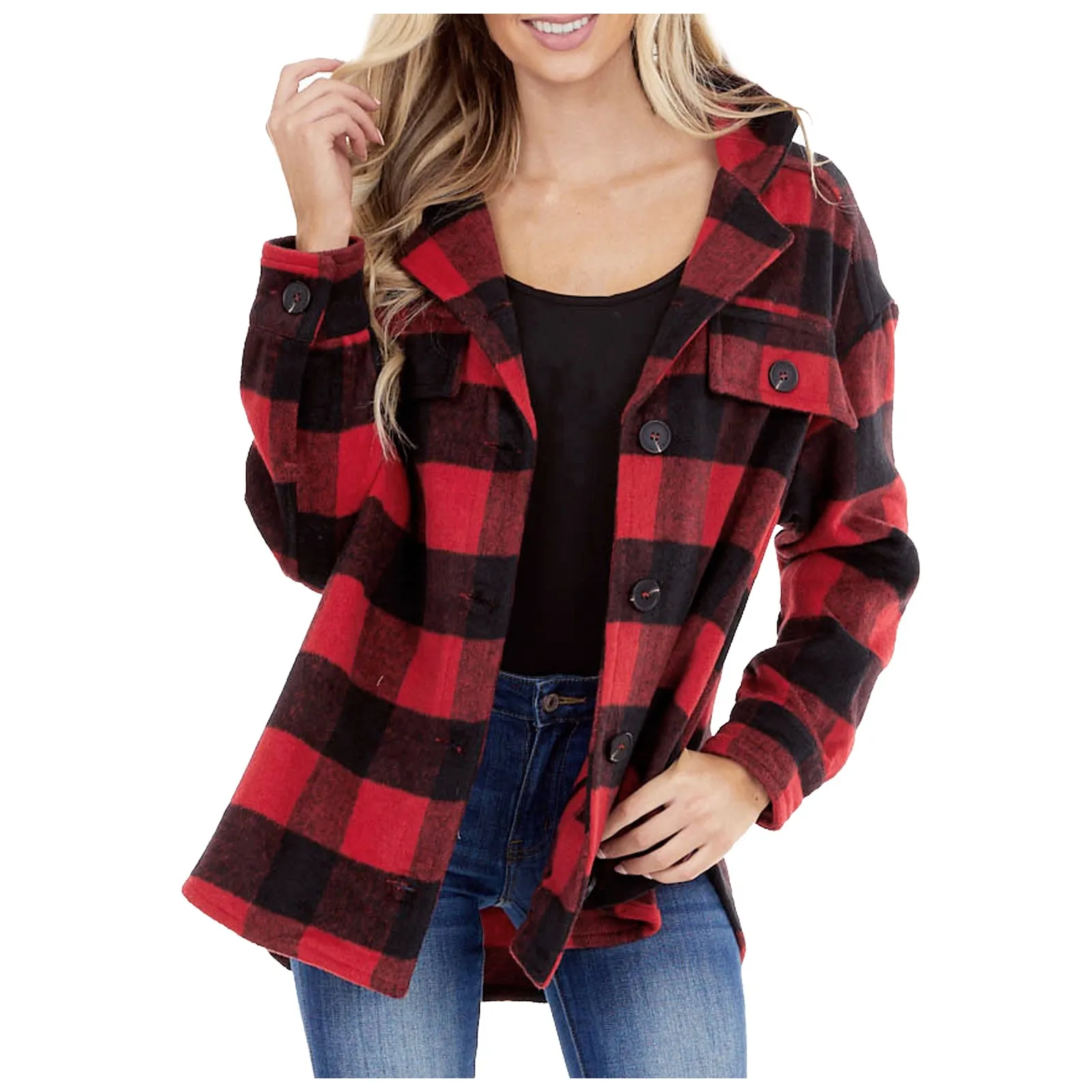 2021 Autumn Women's Casual Plaid Jackets Elegant Turn-Down Collar Single Beasted Jackets Outwear Ladies Jackets chaqueta mujer
2021 Autumn Women's Casual Plaid Jackets Elegant Turn-Down Collar Single Beasted Jackets Outwear Ladies Jackets chaqueta mujer
