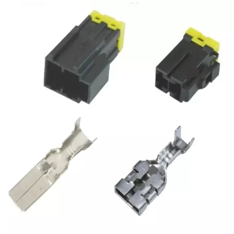 7123 4123 30 200 комплектов DJ7021Y 9.5 11/21 9 5 мм 2Pin AMP автомобильные электрические провода