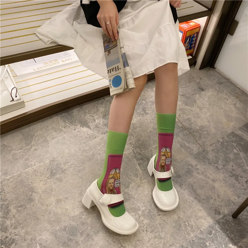 2020 New Spring Women's Pumps Shoes Black White Patent Leather Thick Heels Buckle Strap College Style Mary Jane Shoes
2020 New Spring Women's Pumps Shoes Black White Patent Leather Thick Heels Buckle Strap College Style Mary Jane Shoes