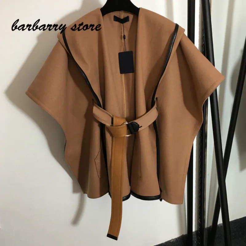 2021 luxury design letter pattern fashion women's long sleeved tweed coat temperament versatile belt waist closing cloak coat
2021 luxury design letter pattern fashion women's long sleeved tweed coat temperament versatile belt waist closing cloak coat