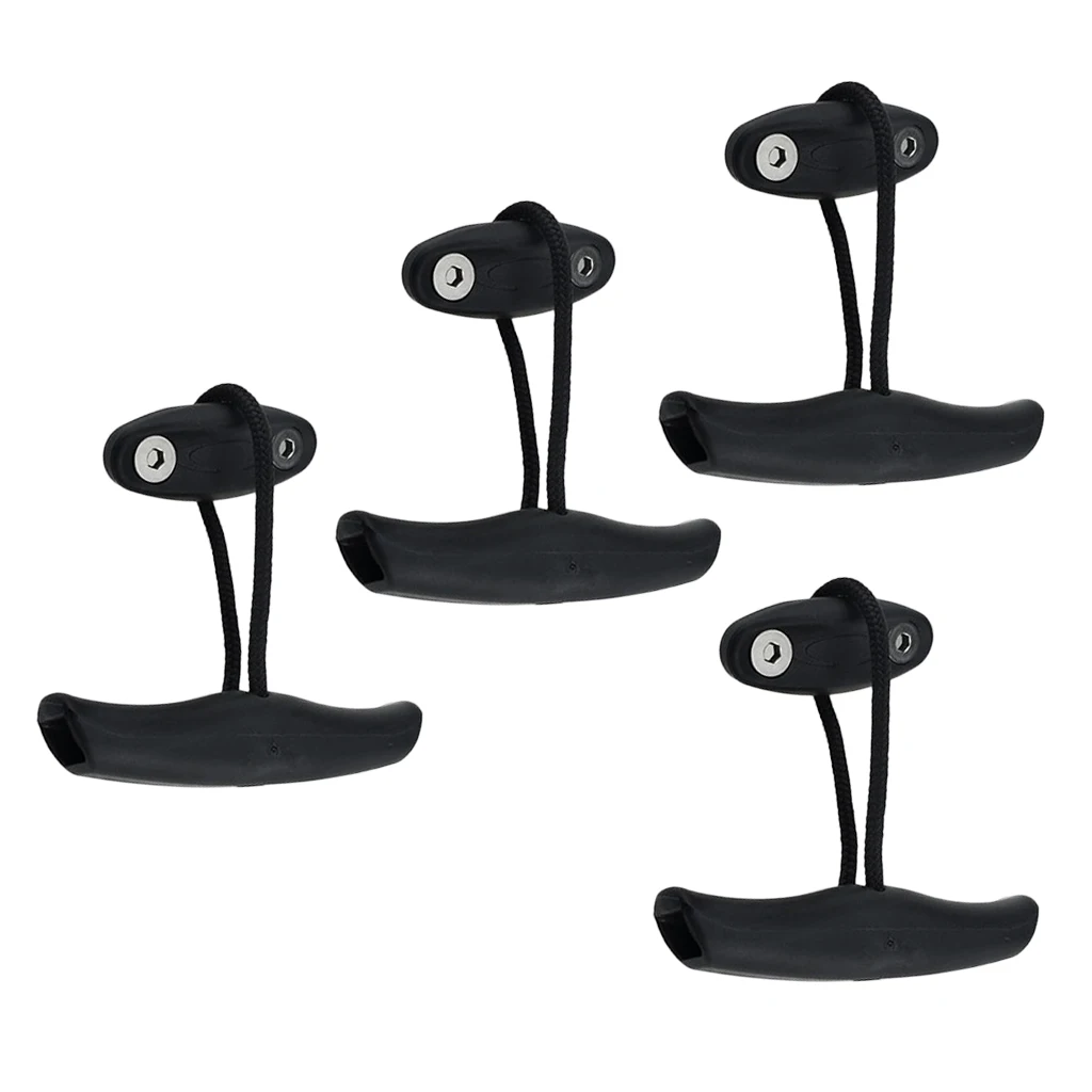 4pcs 4'' Plastic Kayak Carry Handle Pull Handle T-handle with Cord and Pad Eyes Basic Kayak Replacement Handle
4pcs 4'' Plastic Kayak Carry Handle Pull Handle T-handle with Cord and Pad Eyes Basic Kayak Replacement Handle
