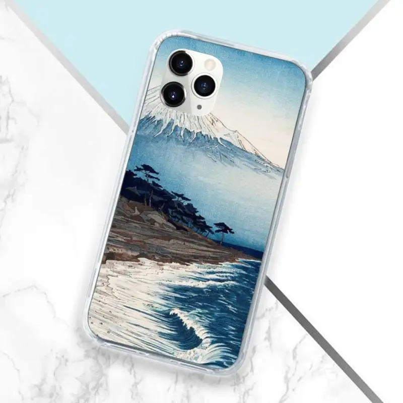 Fuji Mountain Japanese style Art Ukiyoe Phone Case Transparent for iPhone 11 12 mini pro XS MAX 8 7 6 6S Plus X 5S SE 2020 XR
Fuji Mountain Japanese style Art Ukiyoe Phone Case Transparent for iPhone 11 12 mini pro XS MAX 8 7 6 6S Plus X 5S SE 2020 XR