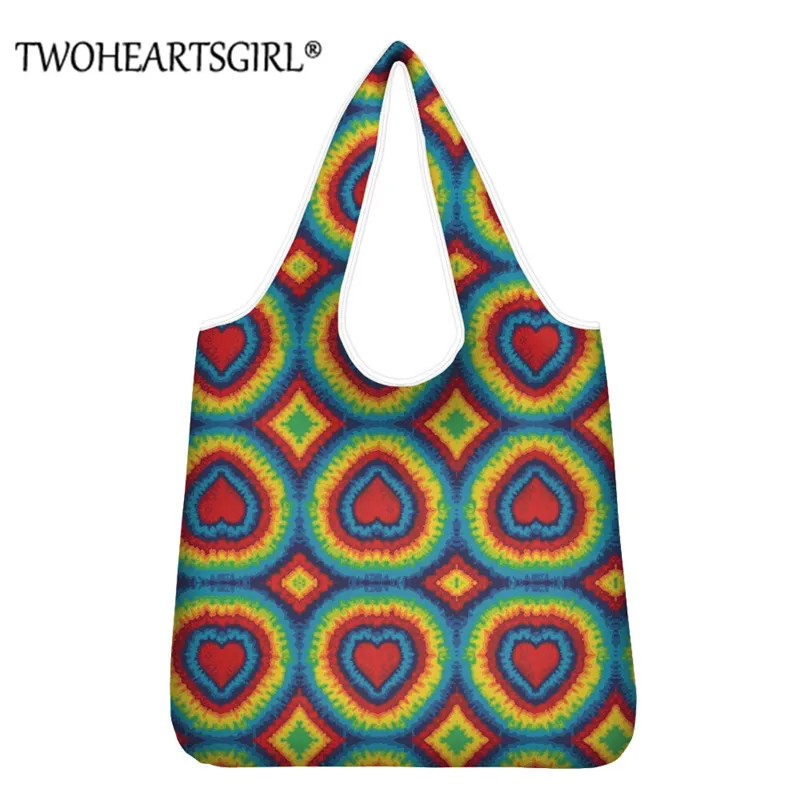 Twoheartsgirl Art Tie Dye Style Fruit Vegetable Storage Shoulder Bag Reusable Shopping Bag Washable Pocket Tote Bags Small
Twoheartsgirl Art Tie Dye Style Fruit Vegetable Storage Shoulder Bag Reusable Shopping Bag Washable Pocket Tote Bags Small