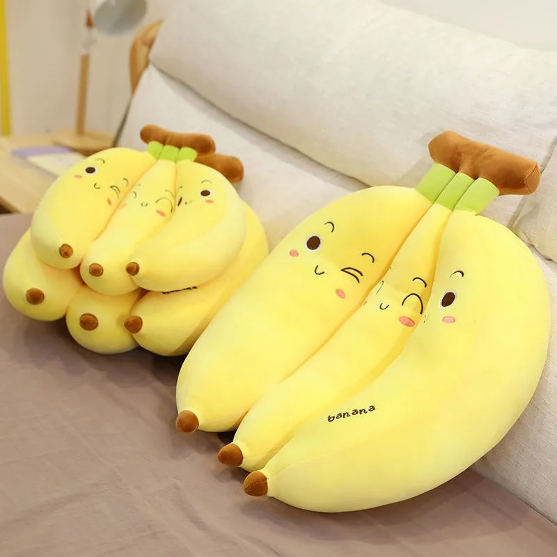 New 35-70cm Creative Cartoon Banana Plush Pillow Kawaii Expression Sofa Bedroom Cushion Baby Plush Toys Fruit Doll Children Gift
New 35-70cm Creative Cartoon Banana Plush Pillow Kawaii Expression Sofa Bedroom Cushion Baby Plush Toys Fruit Doll Children Gift