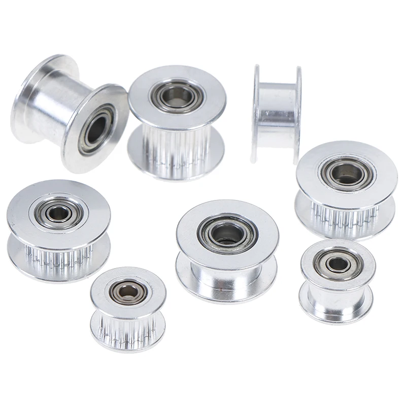 2GT 16Tooth Or 20 Tooth Synchronous Wheel Idler Pulley Bore 3 (mm) Or 5 (mm) With Bearing For GT2 Timing Belt Pitch: 2 (mm)
2GT 16Tooth Or 20 Tooth Synchronous Wheel Idler Pulley Bore 3 (mm) Or 5 (mm) With Bearing For GT2 Timing Belt Pitch: 2 (mm)