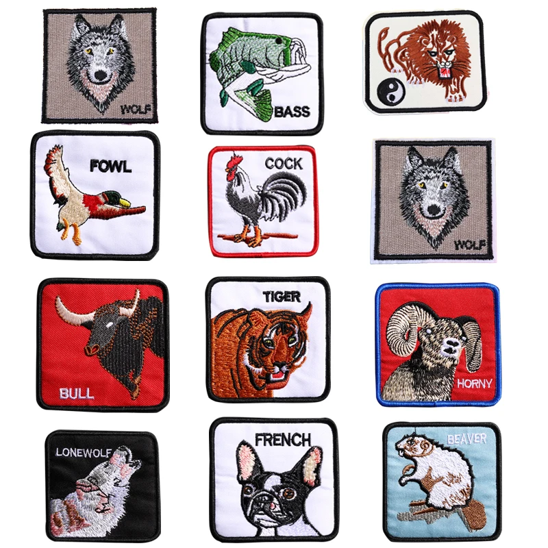 Square Goat Cock Dogs Animals Patches Cute Japan Anime Stripe Stickers For Clothing DIY Embroidery Sew On Jeans Man Applique
Square Goat Cock Dogs Animals Patches Cute Japan Anime Stripe Stickers For Clothing DIY Embroidery Sew On Jeans Man Applique
