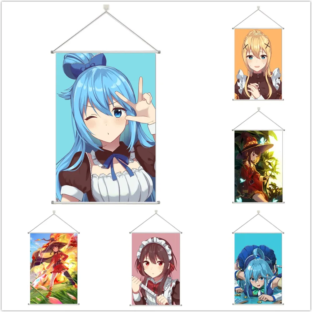 Konosuba Aqua темнота Megumin сплав прокрутка мультфильм комикс прокрутка Подвесной Настенный декор
Konosuba Aqua темнота Megumin сплав прокрутка мультфильм комикс прокрутка Подвесной Настенный декор