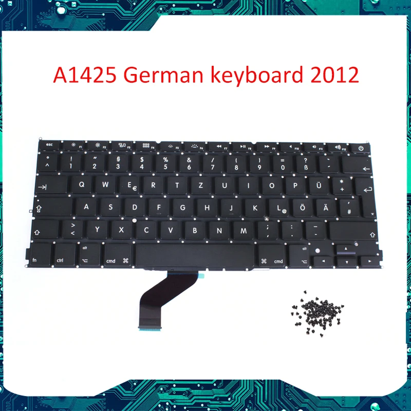 Совершенно новое состояние для Macbook Pro Retina A1425 2012 MD212 MD213 GR немецкая клавиатура с