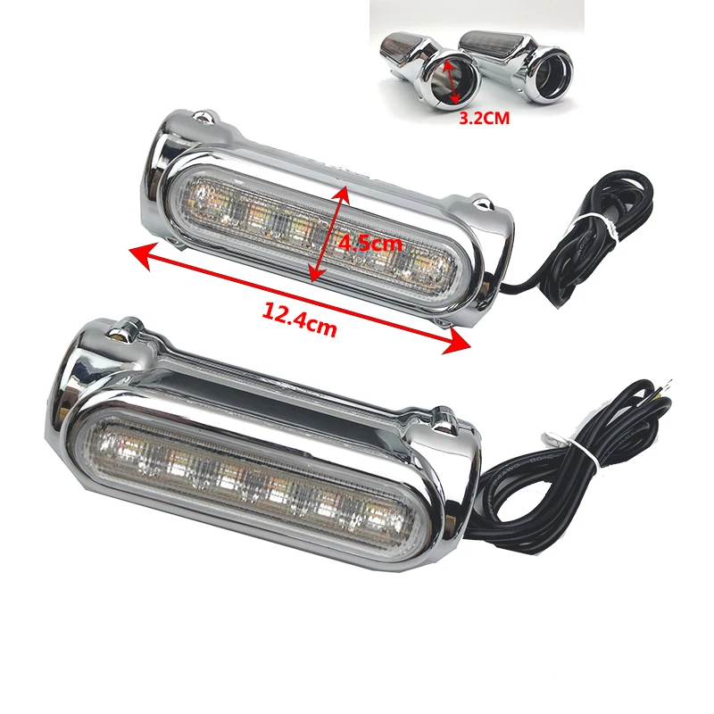 Motorcycle Crash Bars LED Highway Bar Switchback Driving Light/turn signal light For Harley bike Touring Victory Black/Chrome
Motorcycle Crash Bars LED Highway Bar Switchback Driving Light/turn signal light For Harley bike Touring Victory Black/Chrome
