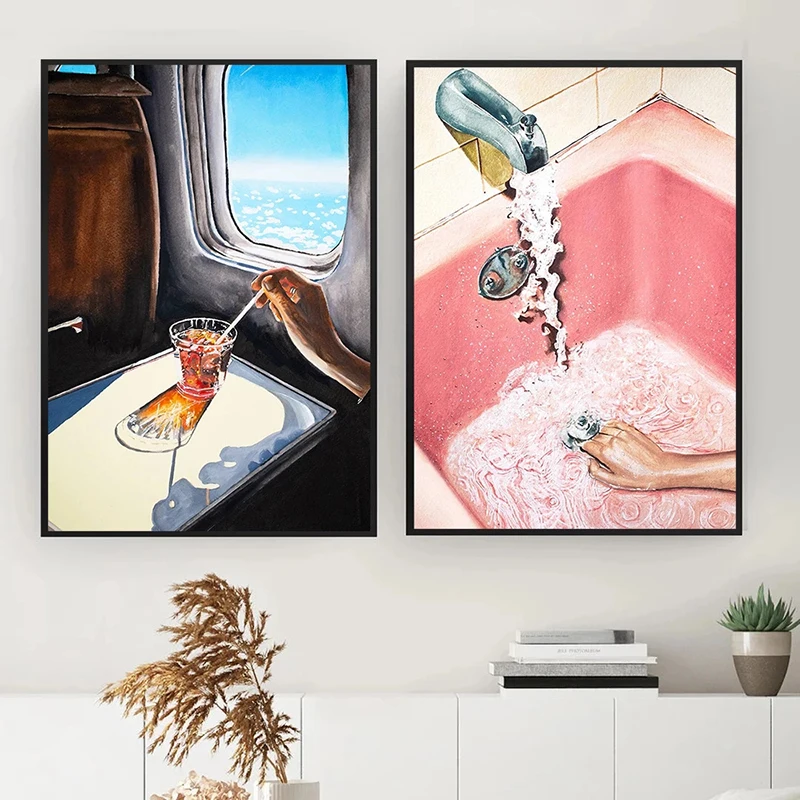 Retro Mid Century Mad Men Canvas Painting Glass In Airplane Posters Prints Wall Art Pictures for Living Room Wall Decor Cuadros
Retro Mid Century Mad Men Canvas Painting Glass In Airplane Posters Prints Wall Art Pictures for Living Room Wall Decor Cuadros
