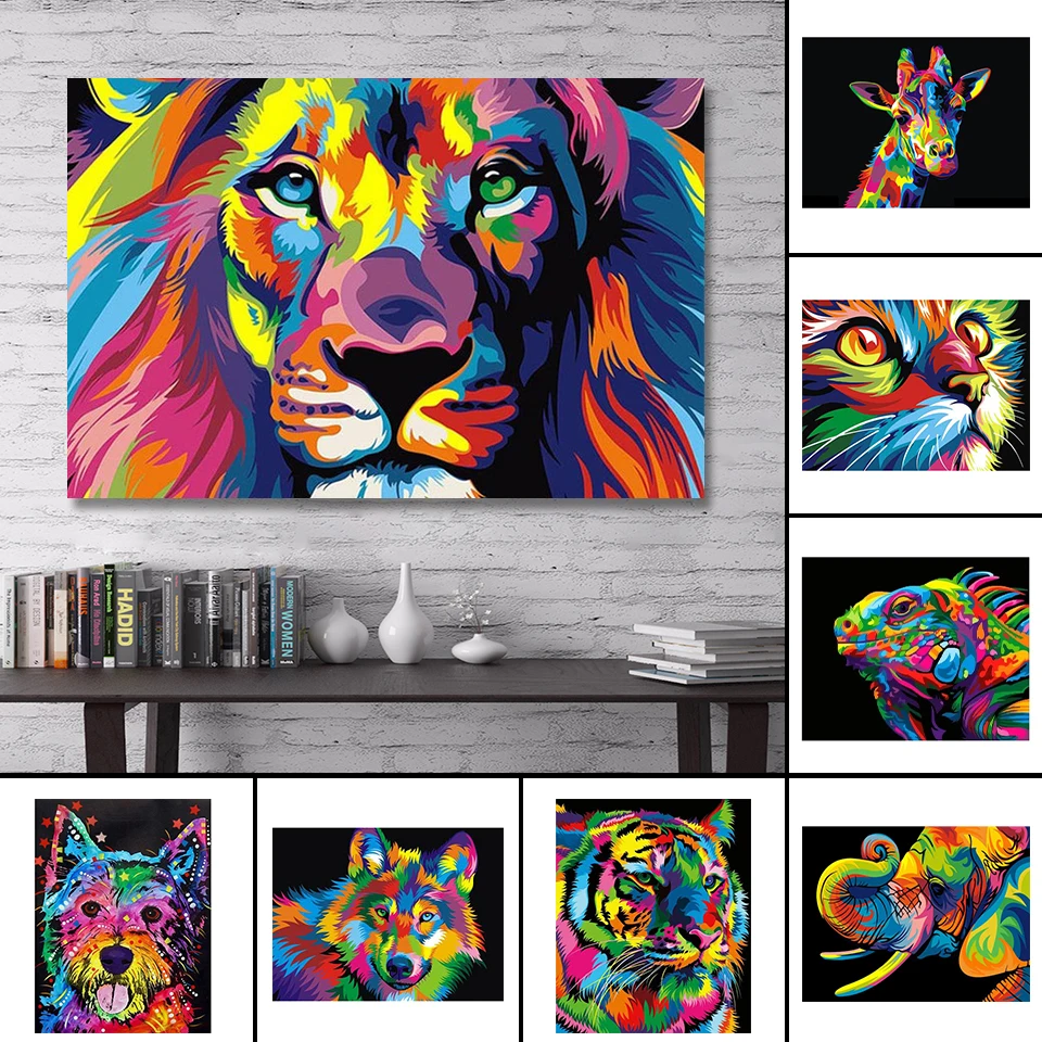 DIY Oil Painting By Numbers Animals Cat For Adults Kids Color Art Picture Kit On Canvas Draw Acrylic Paint Handmde Home Decor
DIY Oil Painting By Numbers Animals Cat For Adults Kids Color Art Picture Kit On Canvas Draw Acrylic Paint Handmde Home Decor