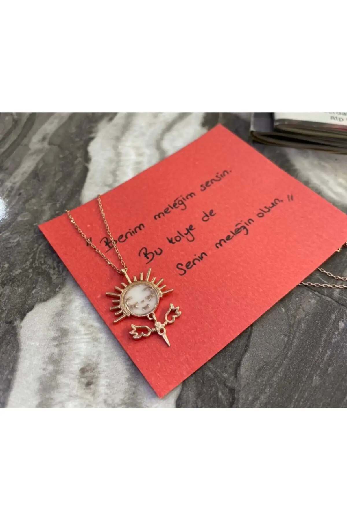 Women Snow Angel Figured 925 Sterling Silver Chain Rose Plated Zircon Stone Detail Elegant Necklace
Women Snow Angel Figured 925 Sterling Silver Chain Rose Plated Zircon Stone Detail Elegant Necklace