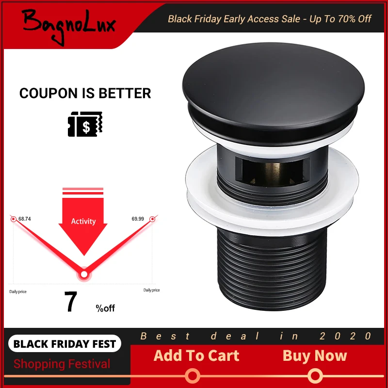 Bagnolux Matte Brass Black Bathroom Basin Sink Pop-Up Drainage Round Antifouling Easy To Clean Bathroom Hotel Sink
Bagnolux Matte Brass Black Bathroom Basin Sink Pop-Up Drainage Round Antifouling Easy To Clean Bathroom Hotel Sink