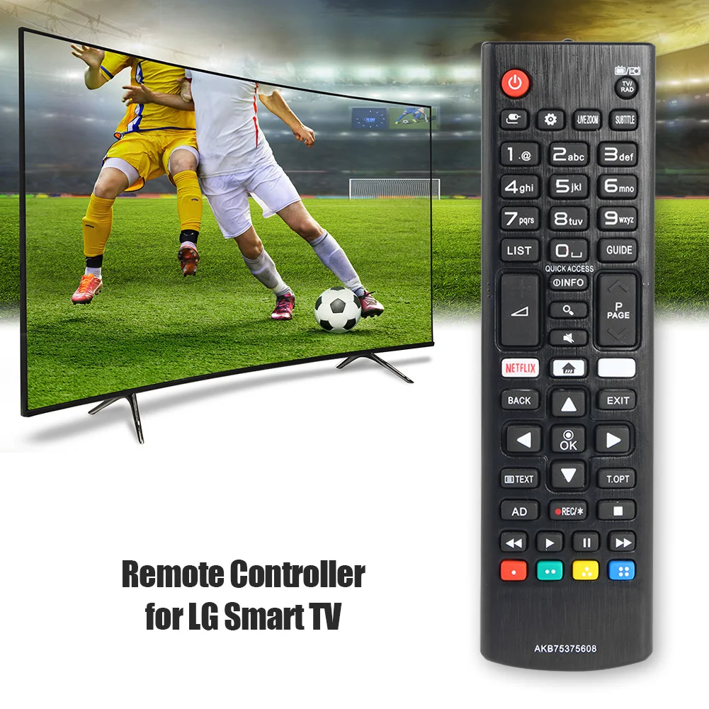 ABS Remote Control Ornaments Household TV Easy Enjoying for LG Smart TV Replacement AKB75375608 HDTV Accessories
ABS Remote Control Ornaments Household TV Easy Enjoying for LG Smart TV Replacement AKB75375608 HDTV Accessories