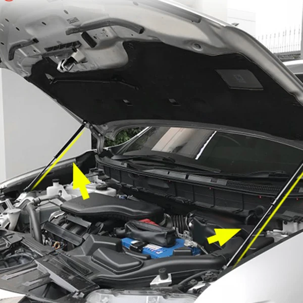 Bonnet Hood Strut Bars Support Buffer Lifting Hydraulic Rod No Driling/Welding for Nissan Qashqai J11 Rogue Sport 2013-2019 
Bonnet Hood Strut Bars Support Buffer Lifting Hydraulic Rod No Driling/Welding for Nissan Qashqai J11 Rogue Sport 2013-2019