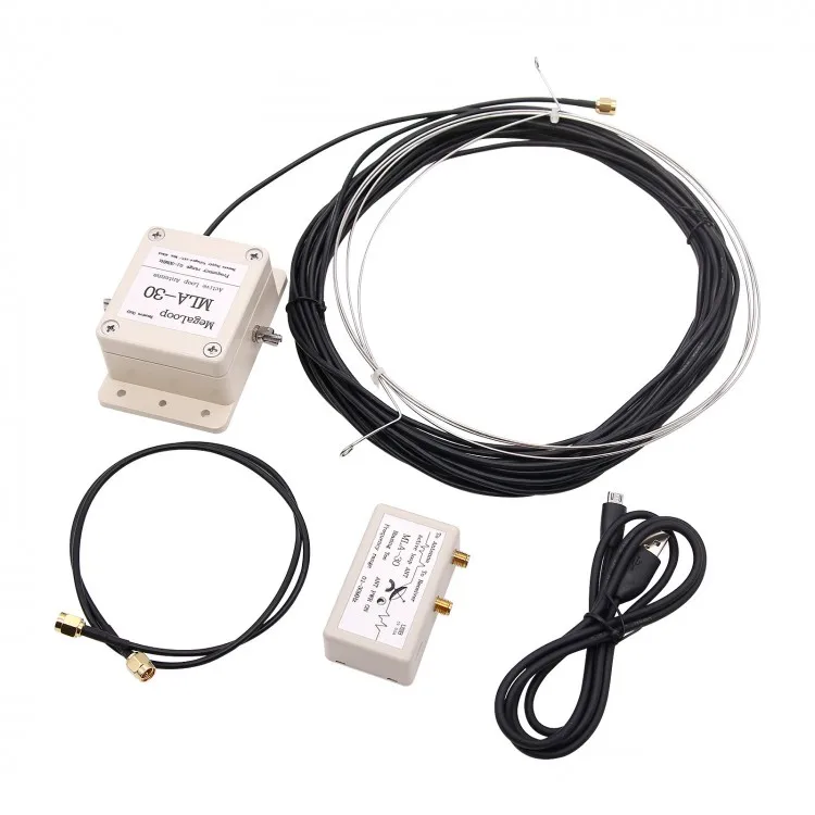100KHz-30MHz MLA-30 Plus Shortwave Magnetic Active Loop Antenna Kit for Ham Radio
100KHz-30MHz MLA-30 Plus Shortwave Magnetic Active Loop Antenna Kit for Ham Radio