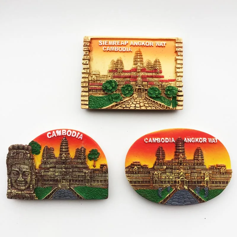 QIQIPP World Cultural Heritage Cambodia Angkor Wat Tourism Commemorative Gift Hand-painted Stereo Craft Fridge Sticker.
QIQIPP World Cultural Heritage Cambodia Angkor Wat Tourism Commemorative Gift Hand-painted Stereo Craft Fridge Sticker.