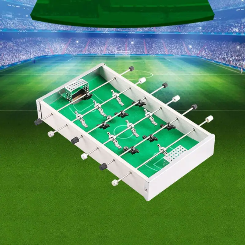Mini Aluminum Alloy Table Football Machine Kids Desk Soccer Toys Metal Foosball
Mini Aluminum Alloy Table Football Machine Kids Desk Soccer Toys Metal Foosball