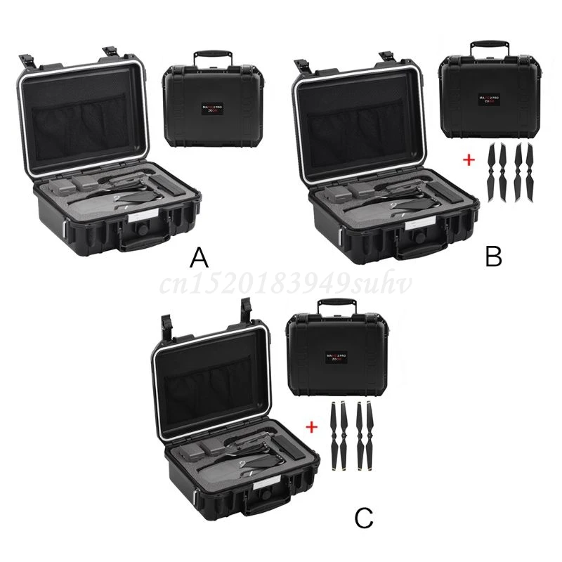Portable Waterproof Storage Box Travel Carrying Case with Propellers for DJI Mavic 2 Pro/DJI Mavic 2 Zoom Drone Accessories
Portable Waterproof Storage Box Travel Carrying Case with Propellers for DJI Mavic 2 Pro/DJI Mavic 2 Zoom Drone Accessories