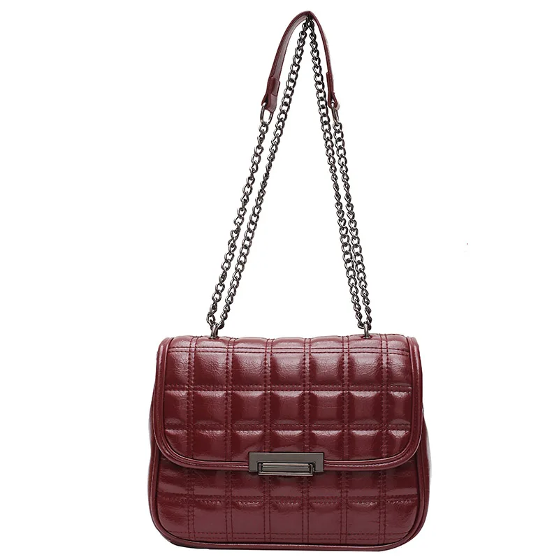 Embroidery Thread PU Leather Crossbody Bags for Women 2020 Simple Chain Shoulder Handbags Women's Branded Trending Hand Bag
Embroidery Thread PU Leather Crossbody Bags for Women 2020 Simple Chain Shoulder Handbags Women's Branded Trending Hand Bag