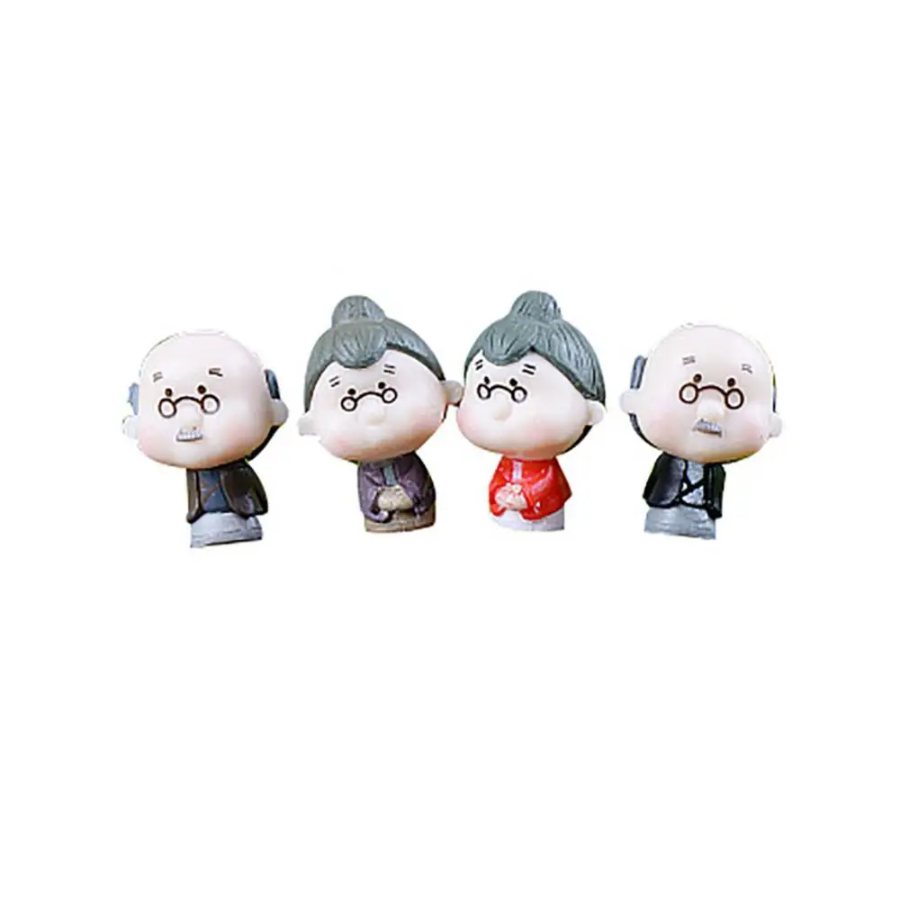 4Pcs/Set Miniature Old Granny Grandpa Doll Ornaments Home Garden Crafts Decoration Mini Size Micro Landscape Doll Ornament
4Pcs/Set Miniature Old Granny Grandpa Doll Ornaments Home Garden Crafts Decoration Mini Size Micro Landscape Doll Ornament