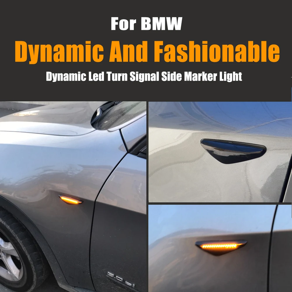 Dynamic Blinker Turn Signal LED Flowing Water Blinker For BMW X3 F25 X5 E70 X6 E71 E72 2007-2019 Side Marker light
Dynamic Blinker Turn Signal LED Flowing Water Blinker For BMW X3 F25 X5 E70 X6 E71 E72 2007-2019 Side Marker light