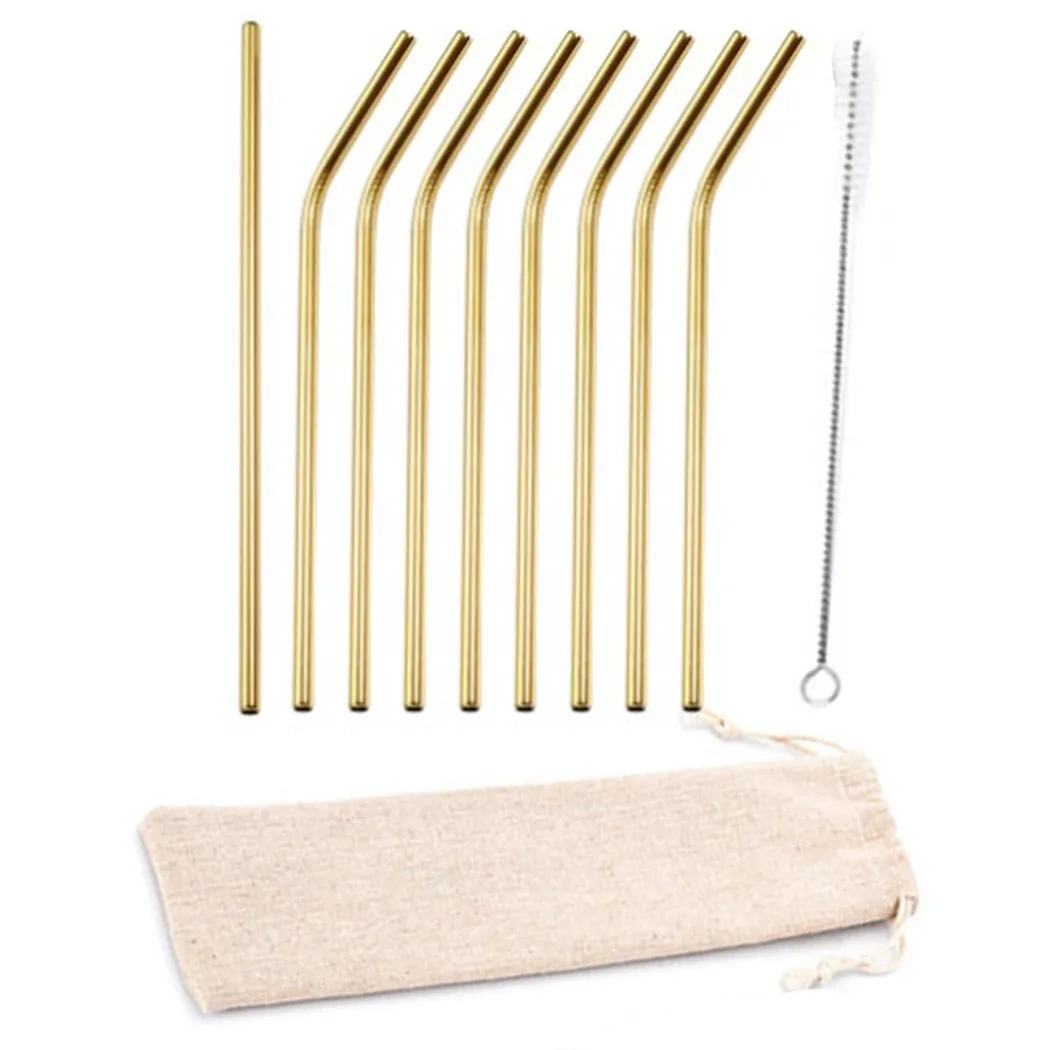Reusable Stainless Steel Straws Creative Beverage Cocktail Ctraws Environmental For Party Home Decoration Accessories
Reusable Stainless Steel Straws Creative Beverage Cocktail Ctraws Environmental For Party Home Decoration Accessories