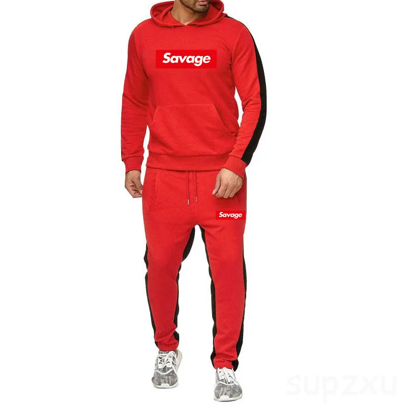 Autumn Winter 2 Piece Set Women Hoodie Pants Printed SAVAGE Tracksuit Pullover Sweatshirt Trousers mens Pockets Tracksuit Suits 
Autumn Winter 2 Piece Set Women Hoodie Pants Printed SAVAGE Tracksuit Pullover Sweatshirt Trousers mens Pockets Tracksuit Suits