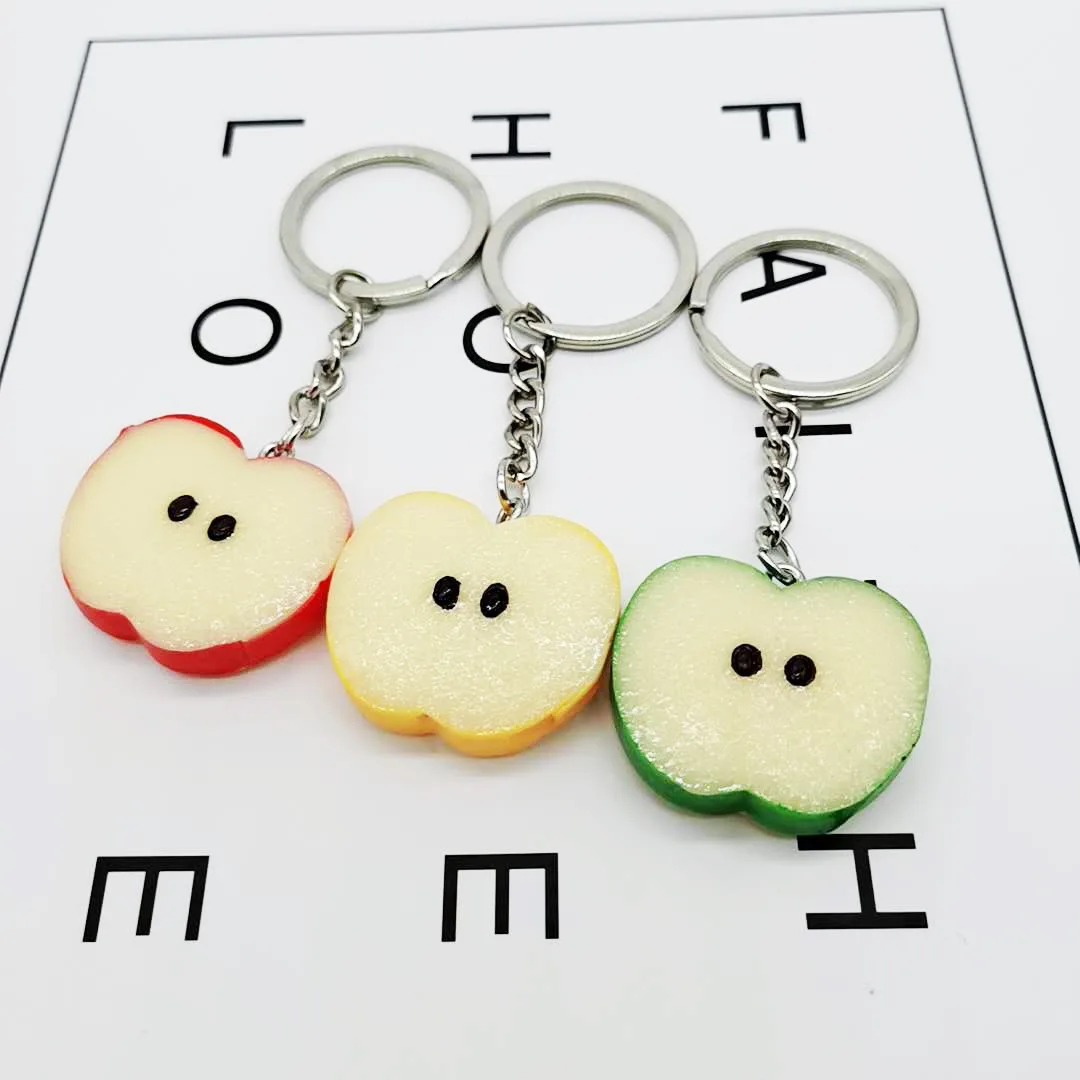 Cute Cartoon Fruit Keychain Resin Apple Lemon Key Chains Rings Accessories Gift For Women Bag Pendant Charms Jewelry
Cute Cartoon Fruit Keychain Resin Apple Lemon Key Chains Rings Accessories Gift For Women Bag Pendant Charms Jewelry