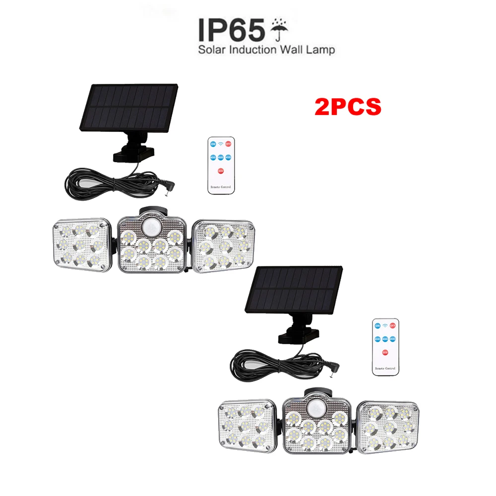 2pcs 138 led seperable remote Solar Garden Wall Light Outdoor Waterproof Infrared PIR Motion Sensor Solar Lamp street security l
2pcs 138 led seperable remote Solar Garden Wall Light Outdoor Waterproof Infrared PIR Motion Sensor Solar Lamp street security l