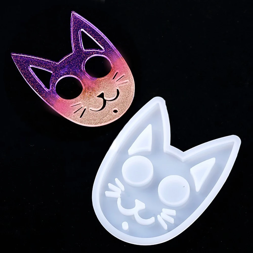 Super Glossy Self-Defense Cat Keychain Pendants Silicone Mould Crystal Epoxy Resin Mold DIY Crafts Jewelry Making Tools
Super Glossy Self-Defense Cat Keychain Pendants Silicone Mould Crystal Epoxy Resin Mold DIY Crafts Jewelry Making Tools