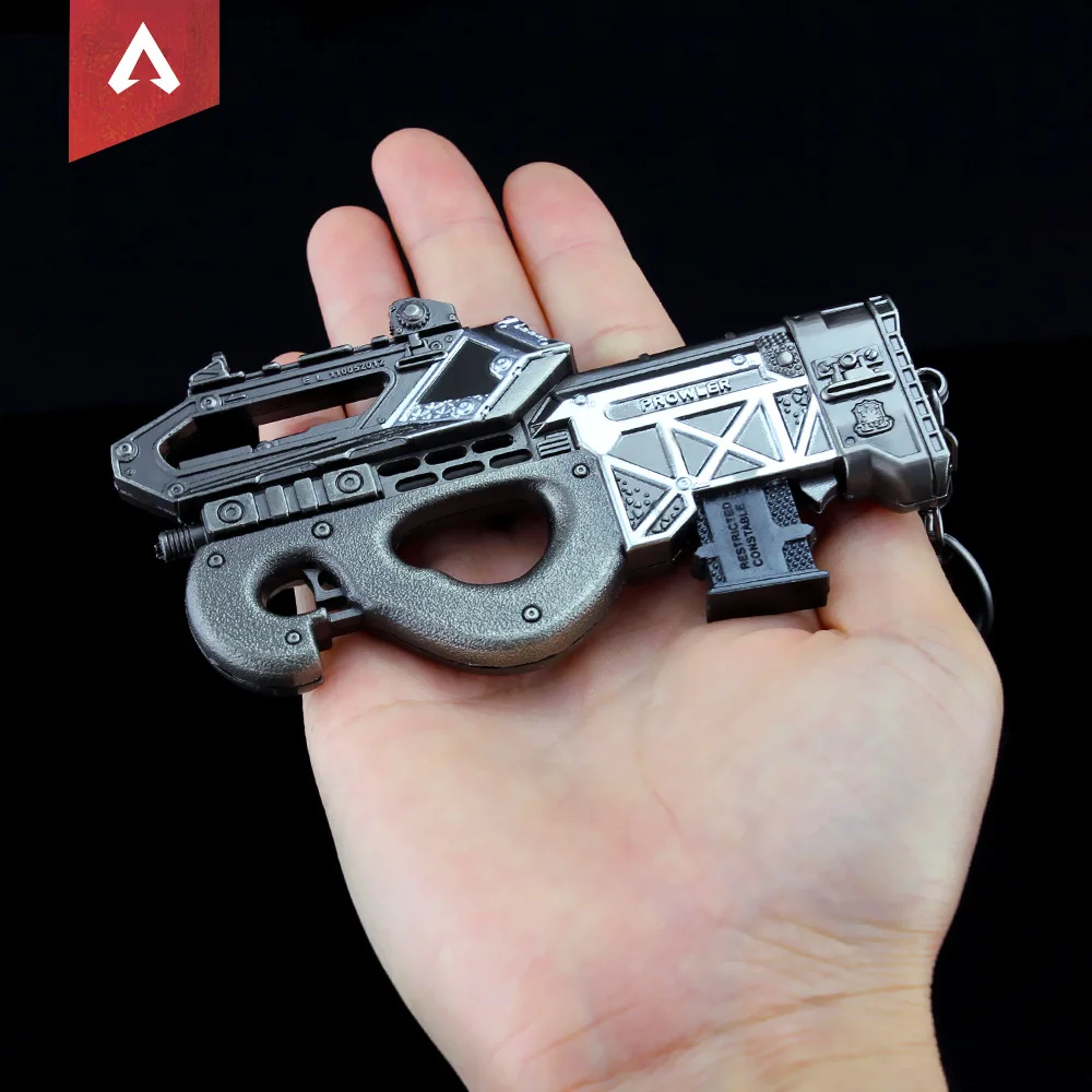 APEX Legends Gun Model Alloy Keychain Metal Rifle Gun Keyring Children Gift Battle Royale Game Spinning Tops Toys
APEX Legends Gun Model Alloy Keychain Metal Rifle Gun Keyring Children Gift Battle Royale Game Spinning Tops Toys