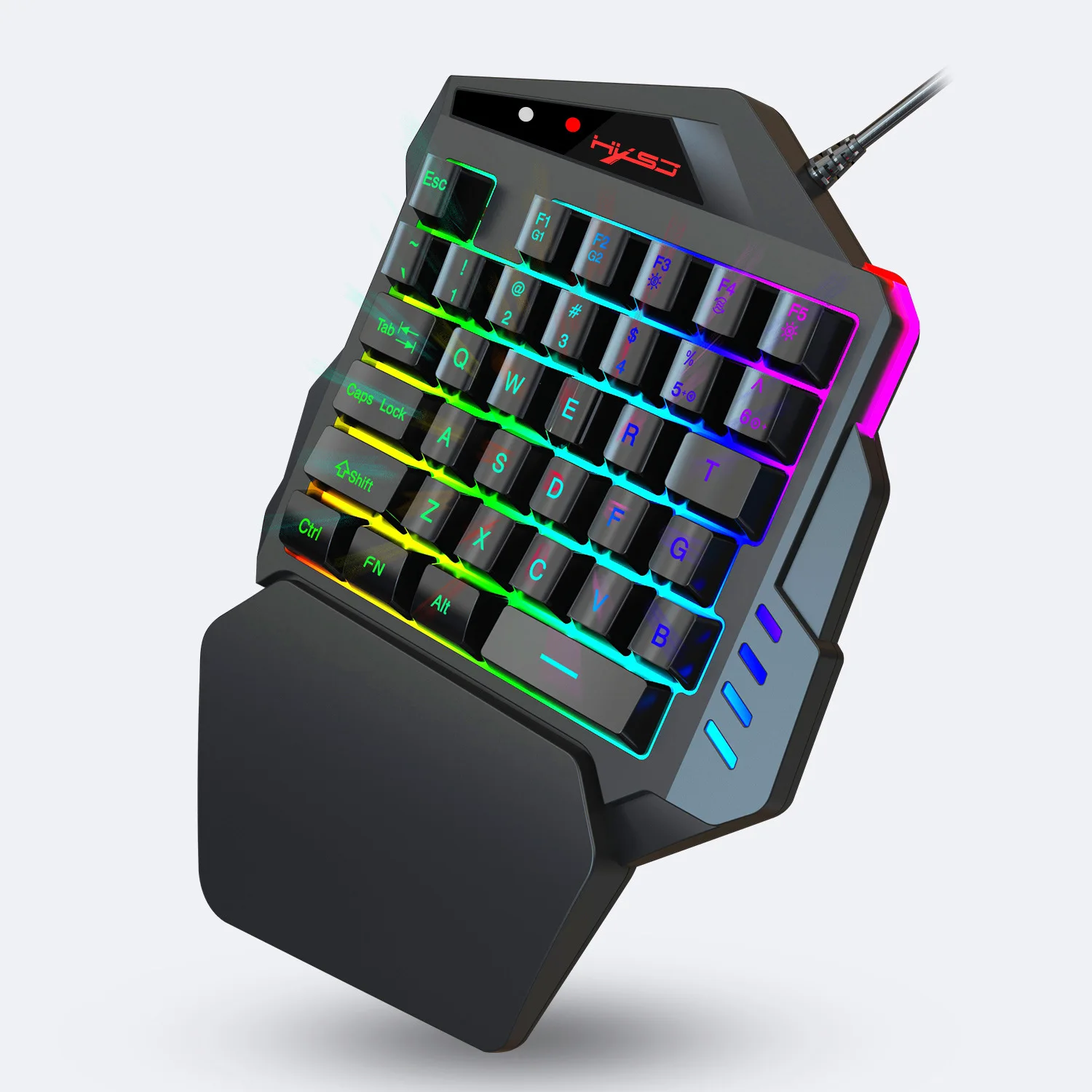 One-Handed Mechanical Gaming Keyboard RGB Backlit Portable Mini Gaming Keypad Game Controller for PC PS4 Xbox Gamer Xda Keycaps
One-Handed Mechanical Gaming Keyboard RGB Backlit Portable Mini Gaming Keypad Game Controller for PC PS4 Xbox Gamer Xda Keycaps