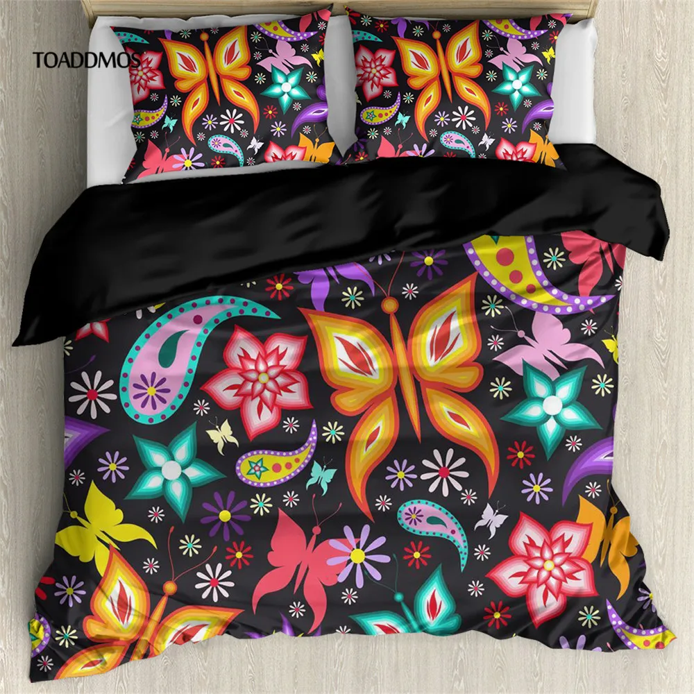 TOADDMOS Drop Ship Animal 3D Butterfly Printed 3Pcs Bed Duvet Cover&Pillowcase Comforter Throw Pillow Case Cover Bedding Set
TOADDMOS Drop Ship Animal 3D Butterfly Printed 3Pcs Bed Duvet Cover&Pillowcase Comforter Throw Pillow Case Cover Bedding Set