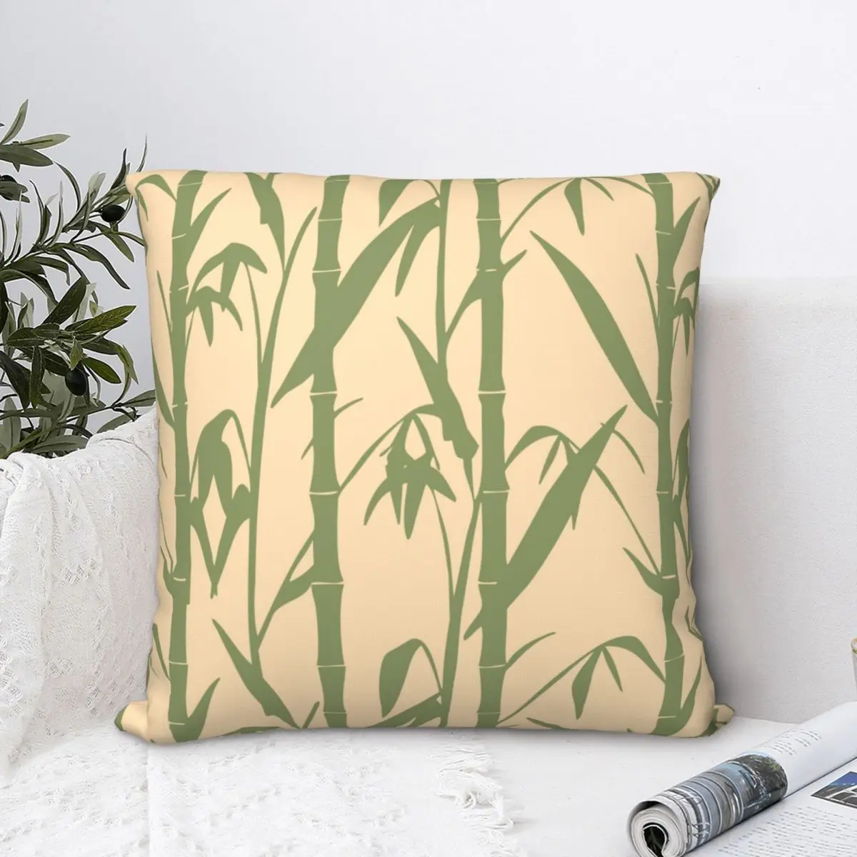 Natural Bamboo Leaves Square Pillowcase Cushion Cover Creative Zip Home Decorative Pillow Case for Home Nordic 45*45cm
Natural Bamboo Leaves Square Pillowcase Cushion Cover Creative Zip Home Decorative Pillow Case for Home Nordic 45*45cm