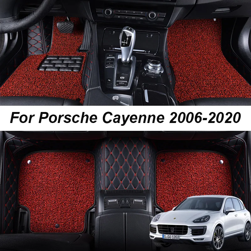 Double layer Leather interior Parts Customized Car Floor Mats For Porsche Cayenne 2006 2010 2020 Carpets Rugs Pads Accessories
Double layer Leather interior Parts Customized Car Floor Mats For Porsche Cayenne 2006 2010 2020 Carpets Rugs Pads Accessories
