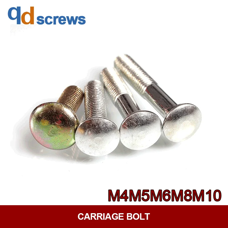 4.8 M4M5M6M8M10 Mushroom head square neck bolts carriage bolt horse model stainless steel screw bolt GB12 DIN603 ISO8677
4.8 M4M5M6M8M10 Mushroom head square neck bolts carriage bolt horse model stainless steel screw bolt GB12 DIN603 ISO8677