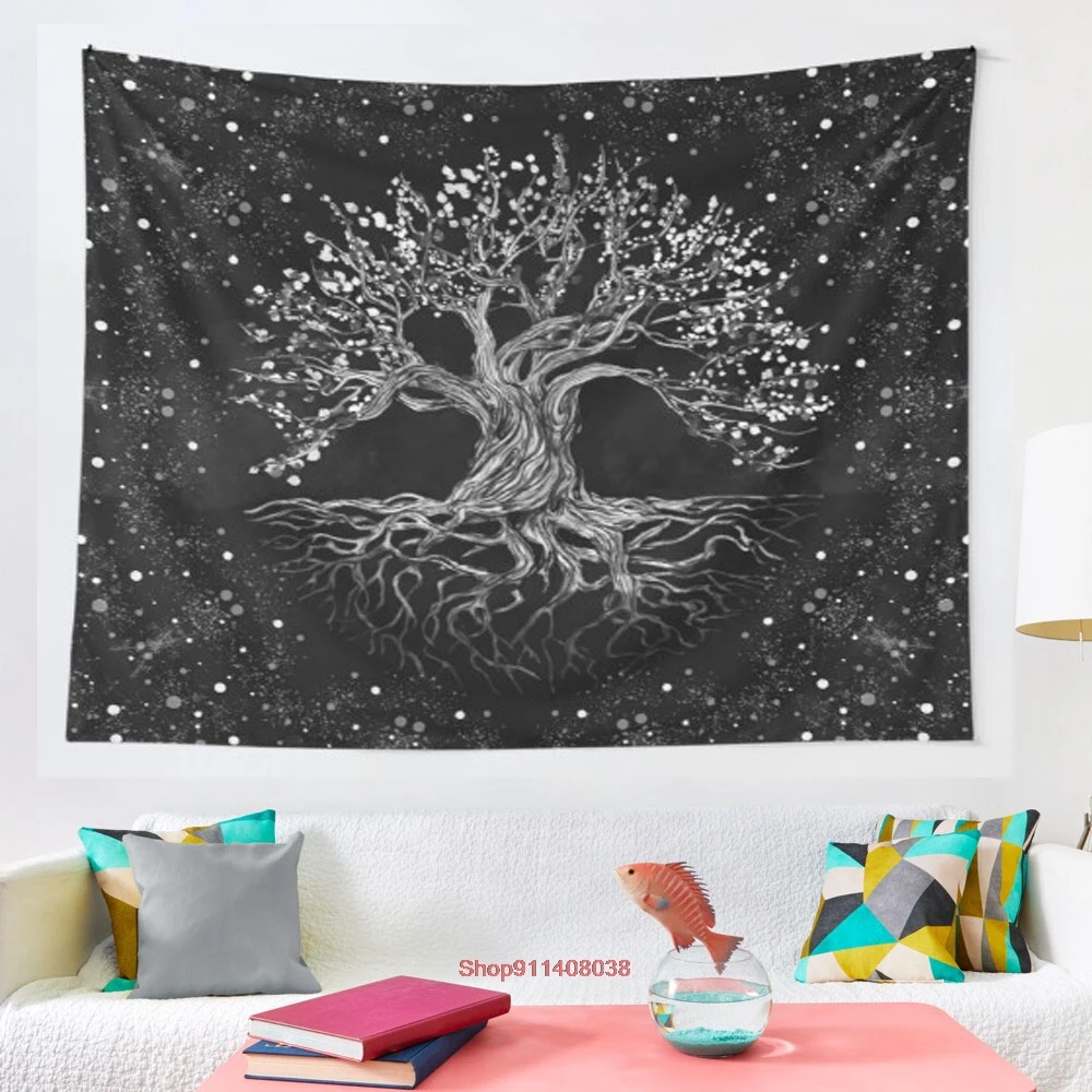 Tree of Life Drawing Black and White tapestry Art Tapestry Ins Tapestry Household Bedside Decoration Cloth Hanging Tapiz
Tree of Life Drawing Black and White tapestry Art Tapestry Ins Tapestry Household Bedside Decoration Cloth Hanging Tapiz