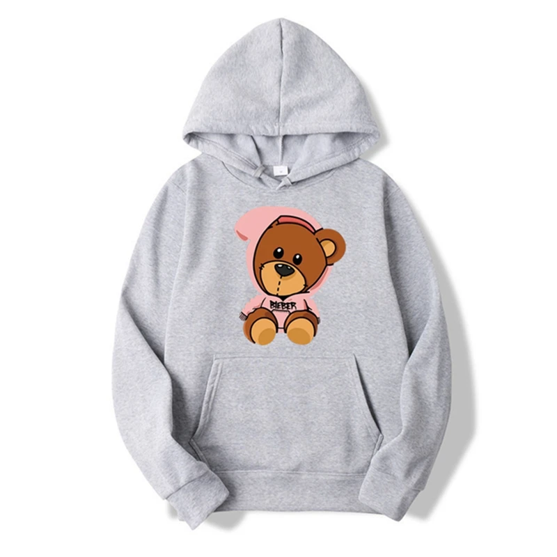 2021 New Fashion Trend Printed Sweatshirt Bieber Bear Same Paragraph Long-sleeved Fleece Color Hoodies Pullover Sports Style
2021 New Fashion Trend Printed Sweatshirt Bieber Bear Same Paragraph Long-sleeved Fleece Color Hoodies Pullover Sports Style