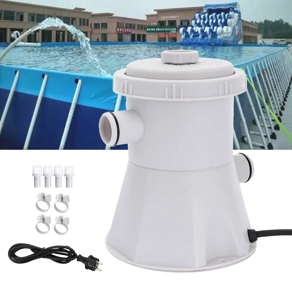 EU/US/UK Plug 220V Electric Swimming Pool Filter Pump Swimming Pool Cleaner Filter Kit Pool Pump Paddling Pool Pump Piscina
EU/US/UK Plug 220V Electric Swimming Pool Filter Pump Swimming Pool Cleaner Filter Kit Pool Pump Paddling Pool Pump Piscina
